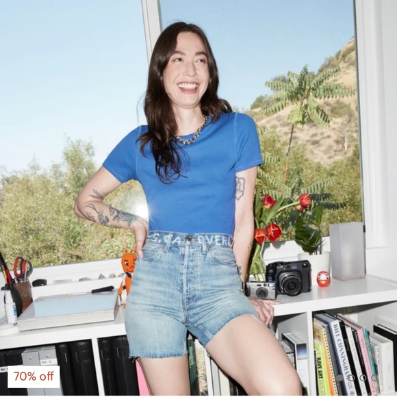 EVERLANE The Local Rigid Way-High Short NWT - Picture 1 of 10